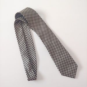 Michael Kors. Silk checked men's tie.
